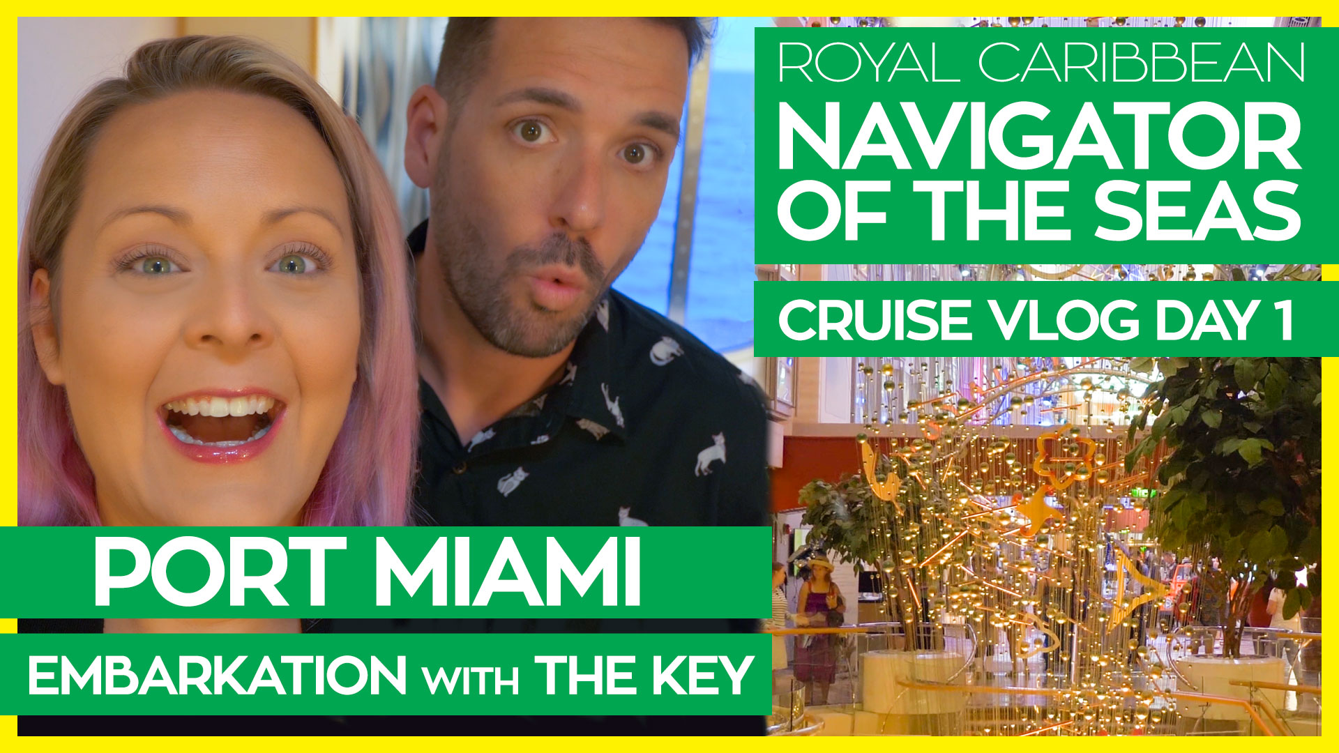 Navigator of the Seas | Boarding the Ship & The Key Program | Royal Caribbean Cruise Vlog Day 01